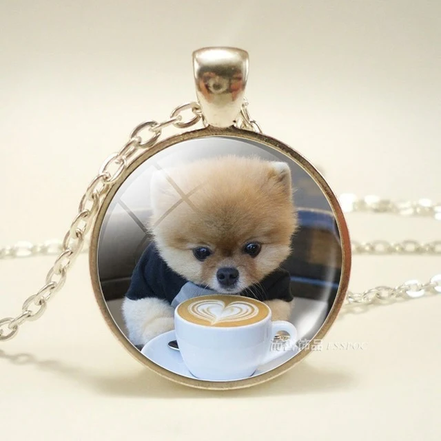 Dog Photo Glass Dome Necklace