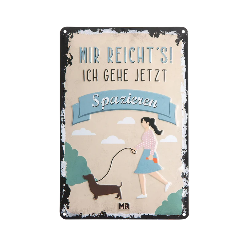 Blechschilder-Set 4-teilig