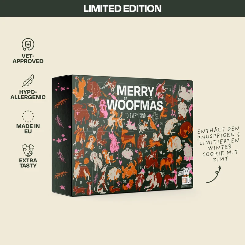 VEGDOG ADVENTSKALENDER 2026 Versand ab 05. Oktober