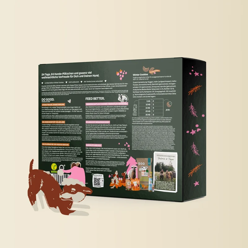 VEGDOG ADVENTSKALENDER 2026 Versand ab 05. Oktober