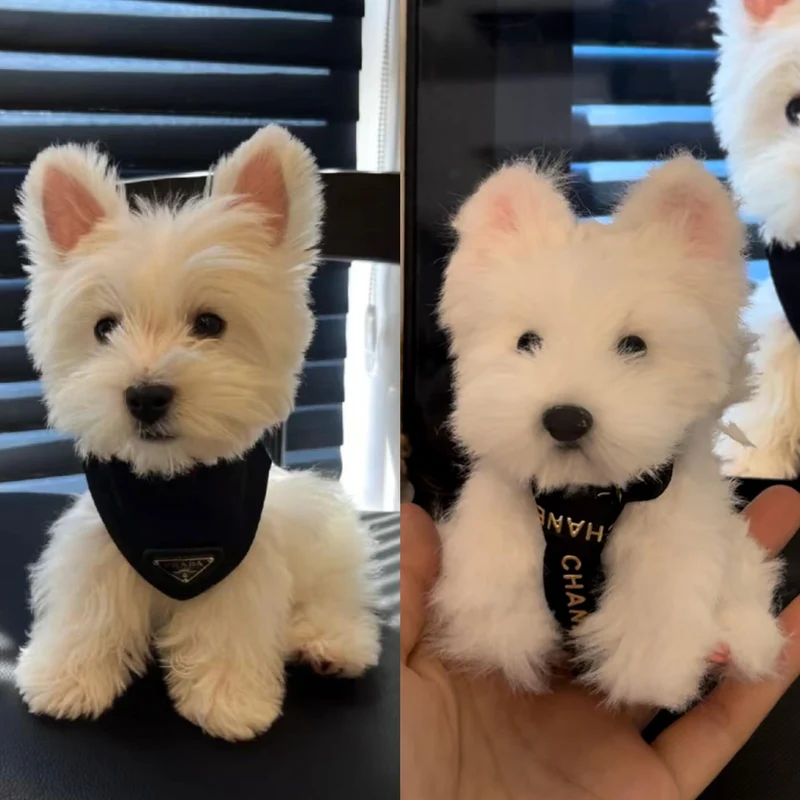 Plüsch-Anhänger mit langem Flor – personalisiertes Plüsch-Accessoire für Haustiere, handgefertigt nach Ihrem Foto