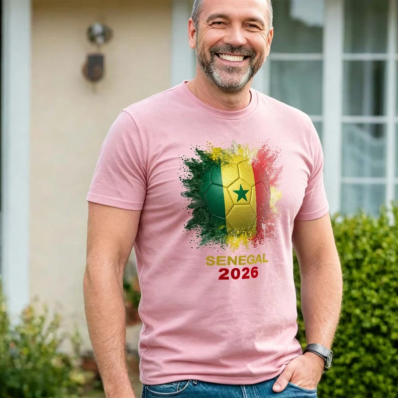 T-Shirt mit Nationalflagge zur Fußball-Weltmeisterschaft 2026 – Global Fans Collection