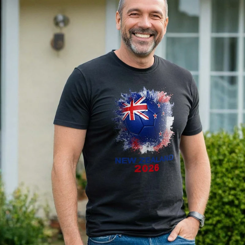 T-Shirt mit Nationalflagge zur Fußball-Weltmeisterschaft 2026 – Global Fans Collection
