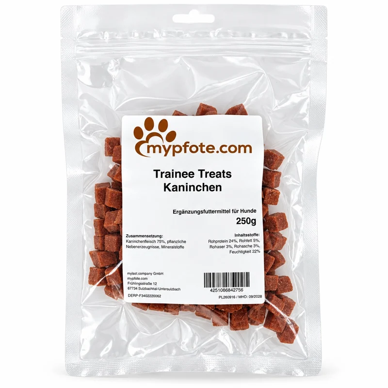 Trainee Treats von mypfute.com – Trainingshappen für Hunde | 250 g