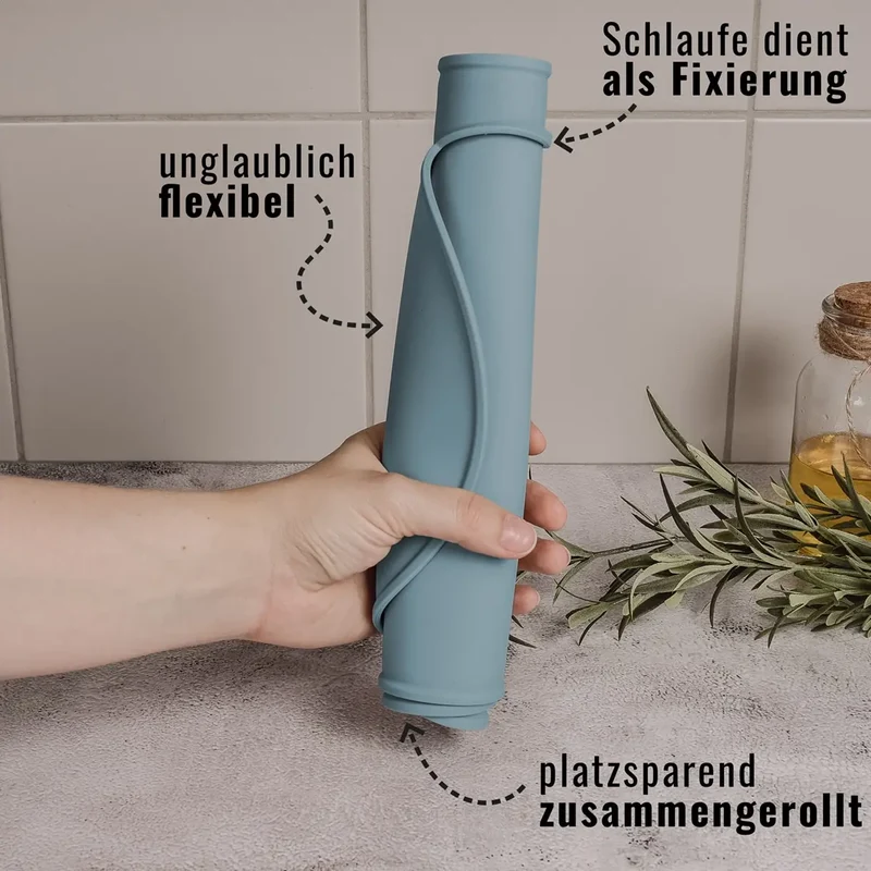 Napfunterlage aus Silikon Stone Grey