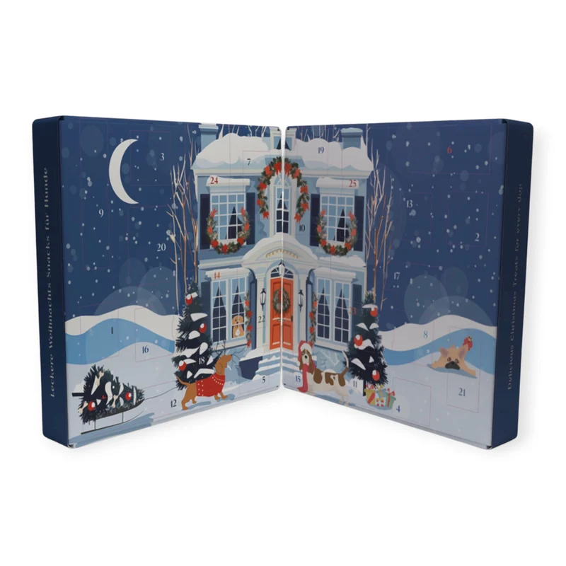 Premium Hunde Adventskalender zum Aufklappen 2026