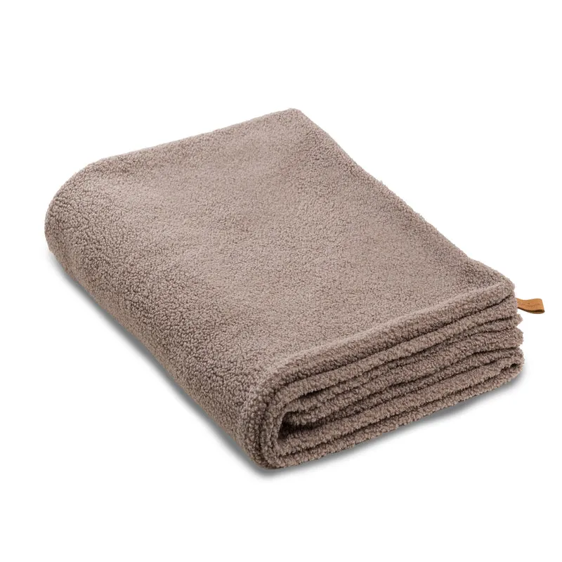 Oversize Hundedecke aus Teddy Taupe