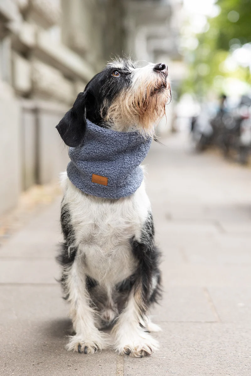 Hundeloop Teddyfleece Denim