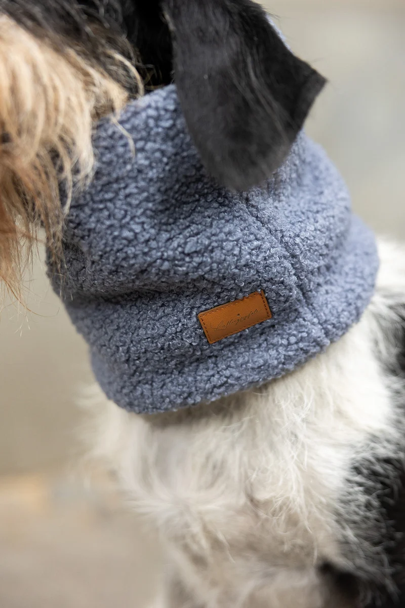 Hundeloop Teddyfleece Denim