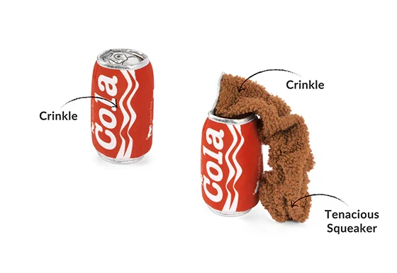 Plüschspielzeug Cola Dose