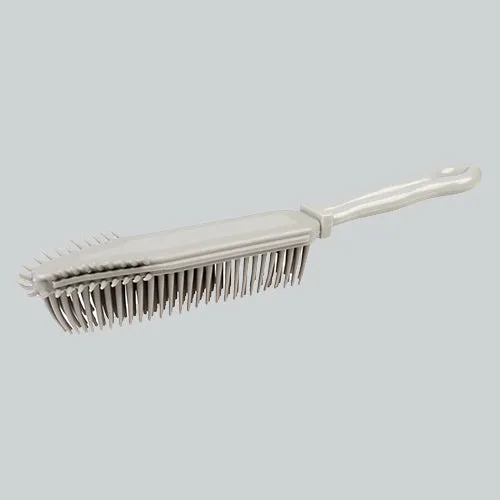 Anti-Haar-Bürste aus Gummi Grau