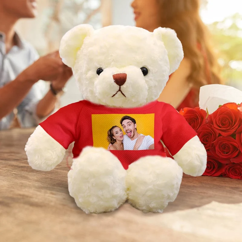 Personalisiert Teddybär Plüschtiere Foto Bär Plüschtier Puppe Geschenke