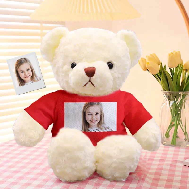 Personalisiert Teddybär Plüschtiere Foto Bär Plüschtier Puppe Geschenke