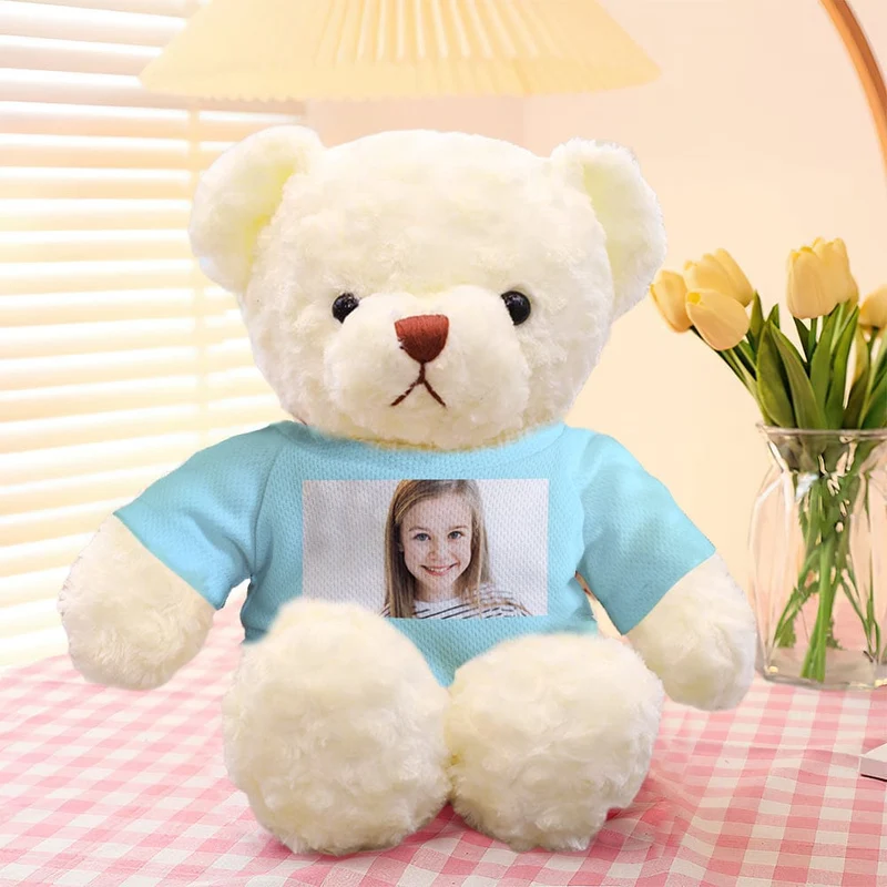 Personalisiert Teddybär Plüschtiere Foto Bär Plüschtier Puppe Geschenke