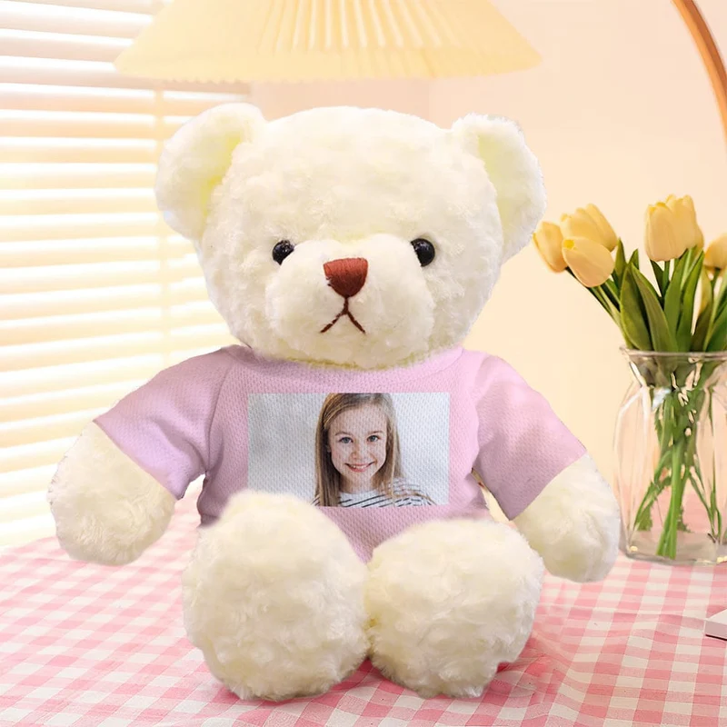 Personalisiert Teddybär Plüschtiere Foto Bär Plüschtier Puppe Geschenke