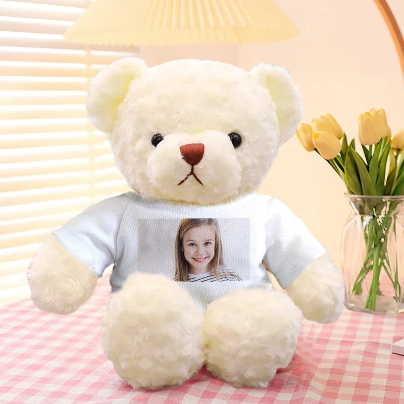 Personalisiert Teddybär Plüschtiere Foto Bär Plüschtier Puppe Geschenke