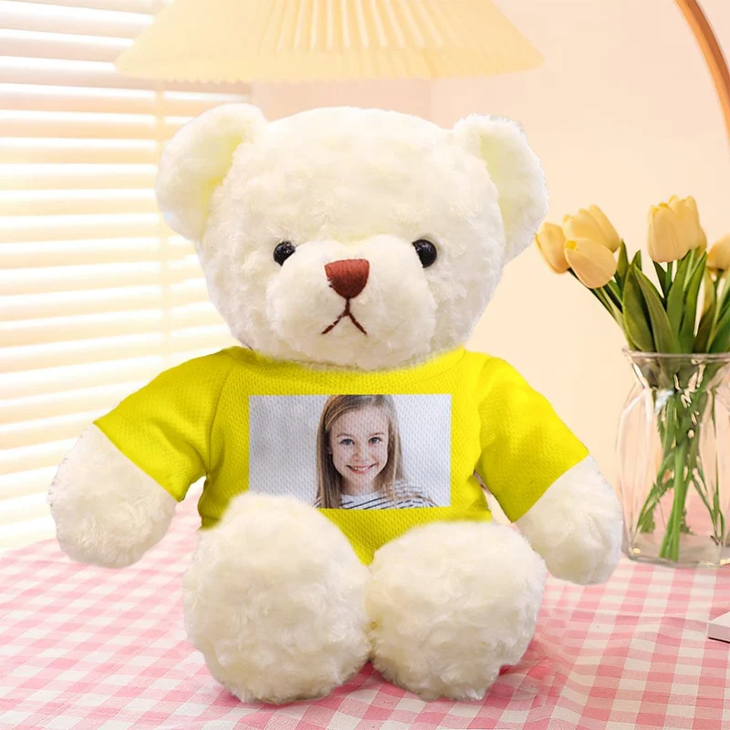 Personalisiert Teddybär Plüschtiere Foto Bär Plüschtier Puppe Geschenke