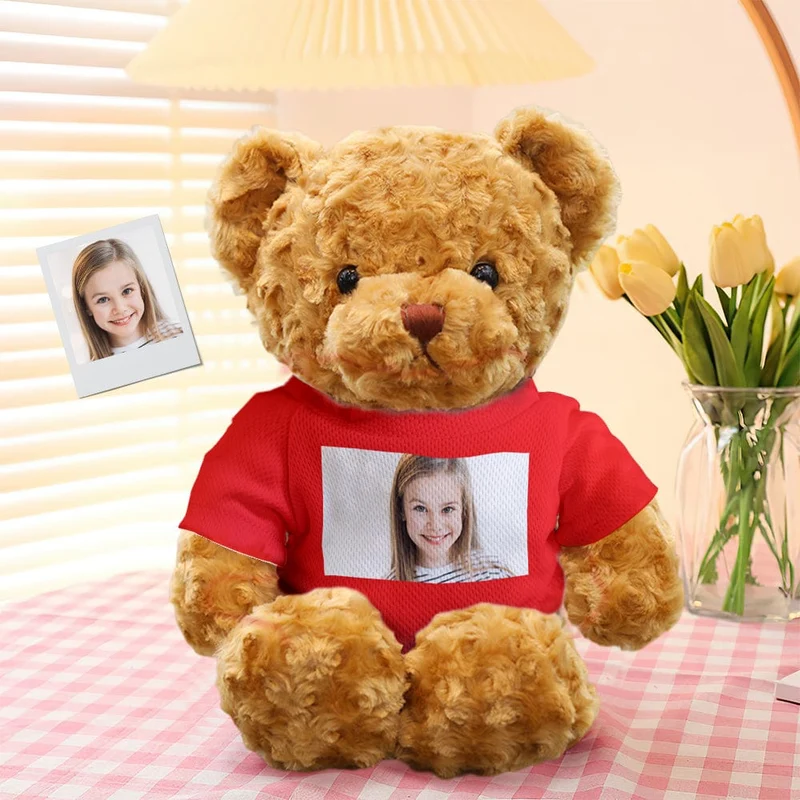 Personalisiert Teddybär Plüschtiere Foto Bär Plüschtier Puppe Geschenke
