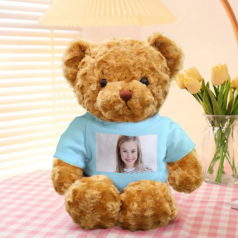 Personalisiert Teddybär Plüschtiere Foto Bär Plüschtier Puppe Geschenke