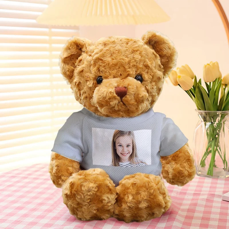Personalisiert Teddybär Plüschtiere Foto Bär Plüschtier Puppe Geschenke