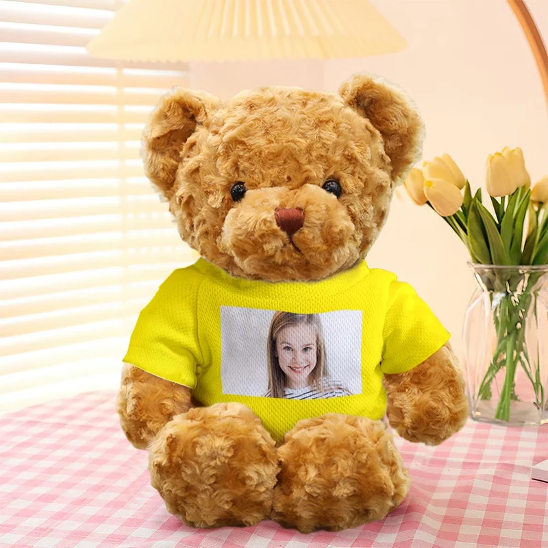 Personalisiert Teddybär Plüschtiere Foto Bär Plüschtier Puppe Geschenke