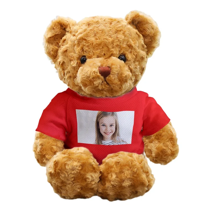 Personalisiert Teddybär Plüschtiere Foto Bär Plüschtier Puppe Geschenke