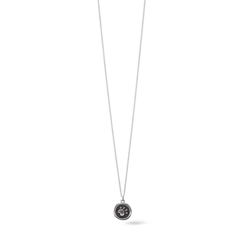 Halskette Paw Print Silber