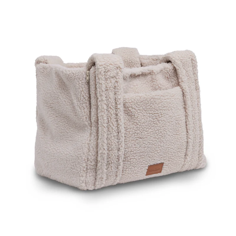 Hundetasche Teddy Beige handgefertigt