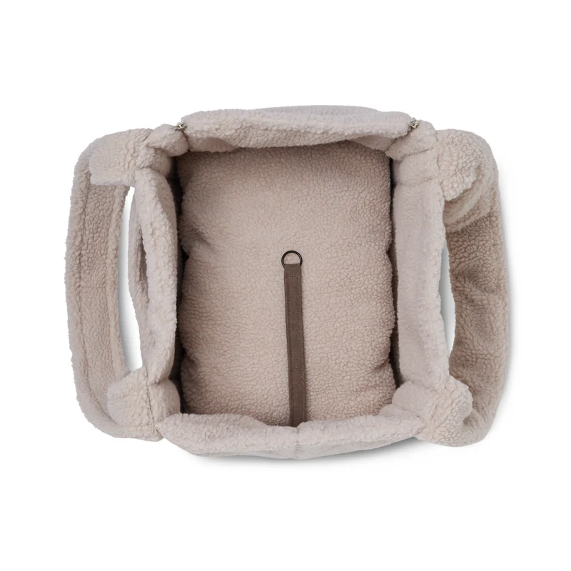 Hundetasche Teddy Beige handgefertigt