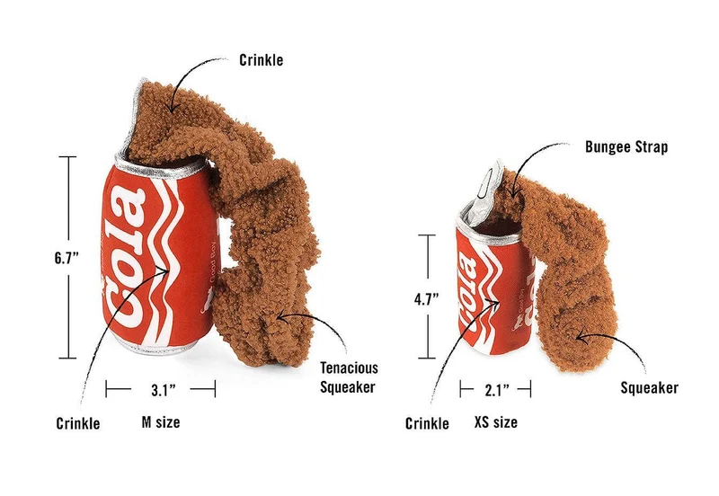 Plüschspielzeug Cola Dose Mini