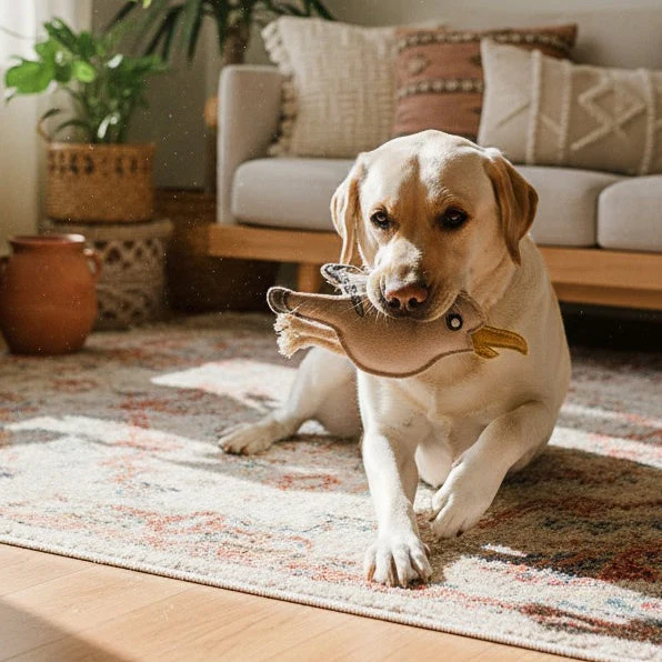 BUDDY. Hundespielzeug aus Leder "Möwe"