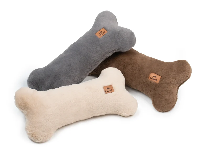 Kissen KUSCHELKNOCHEN Kuschelfell (vegan)