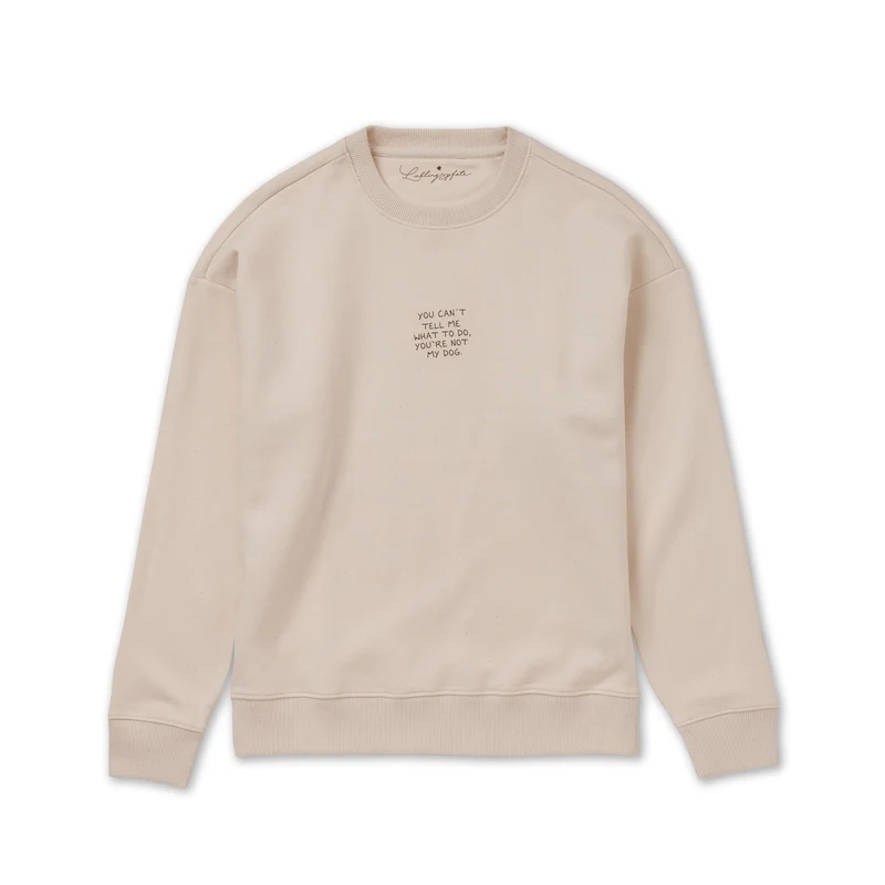 YOU´RE NOT MY DOG Sweater Natural