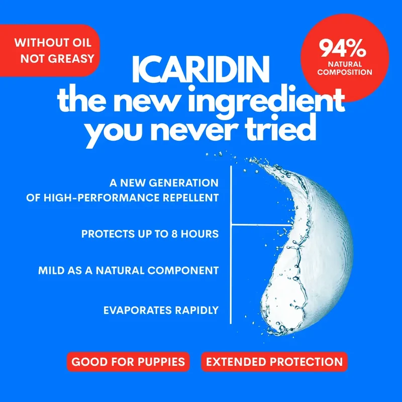 Bye Bye Buzz - Schützendes Abwehrspray für Hunde, 94 % natürlich & VEGAN