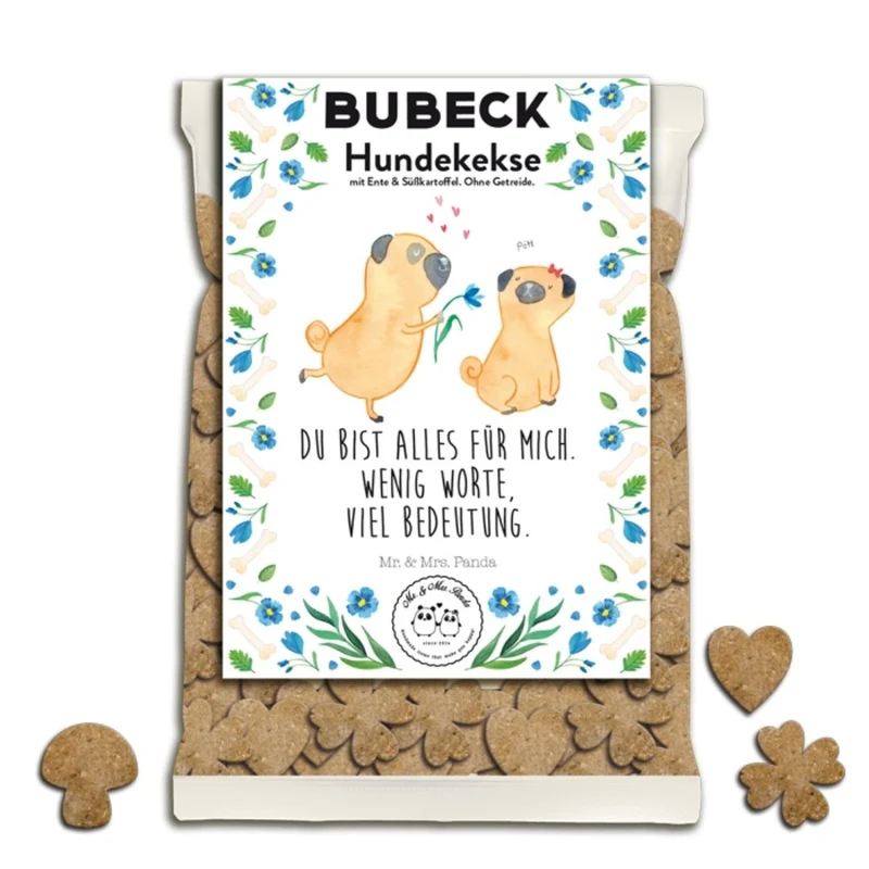 Hundeleckerli Mr. & Mrs. Panda mit Ente und Süßkartoffel