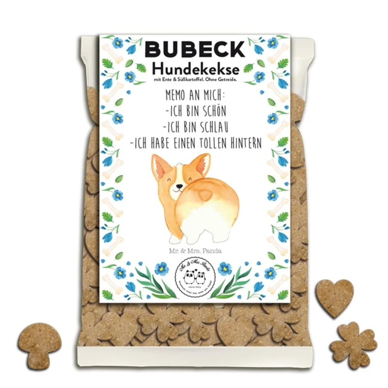 Hundeleckerli Mr. & Mrs. Panda mit Ente und Süßkartoffel