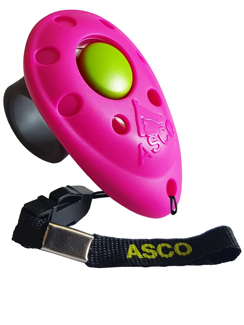 ASCO Finger Clicker – Clickertraining Premium Klicker für Hunde, Katzen, Pferde