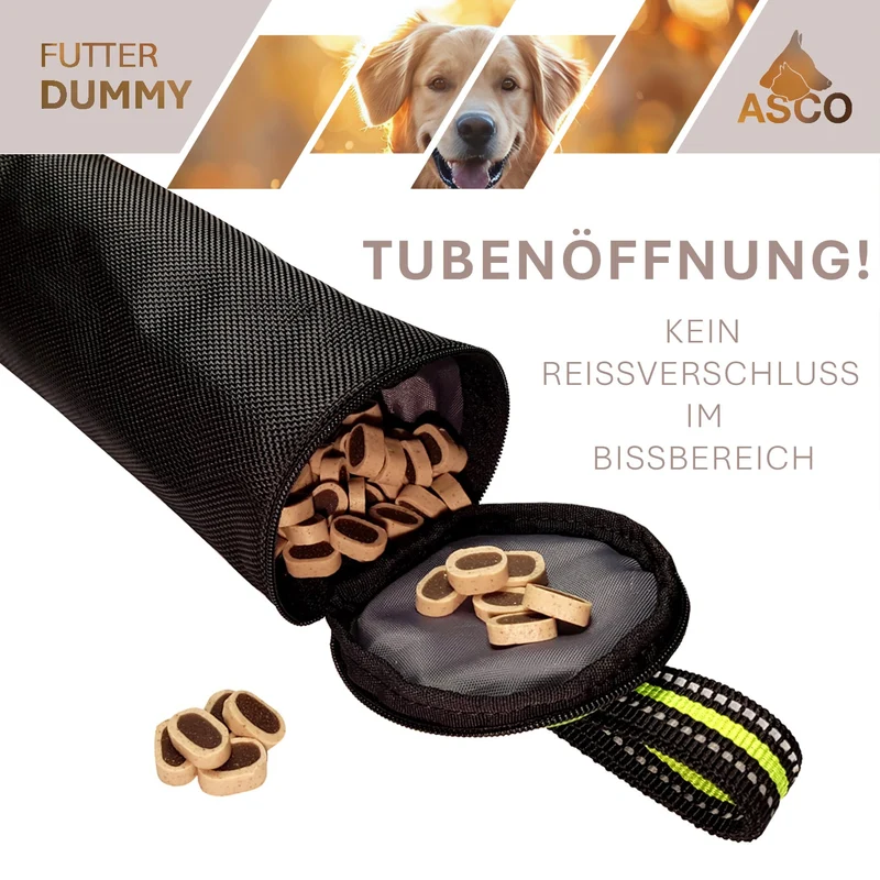 ASCO Hundedummy – Apportier- und Snack-Dummy (21x7 cm)