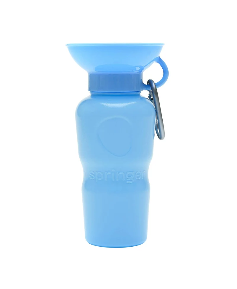 Reiseflasche Klassik für Hunde 650ml Hellblau