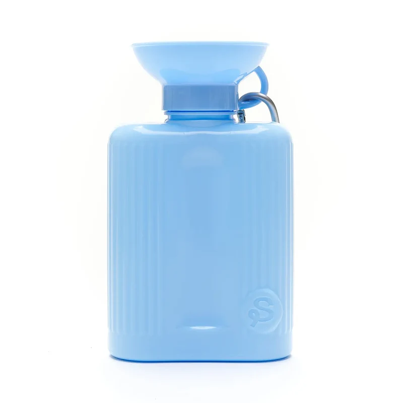 Reiseflasche für Hunde XL 1300ml Blau