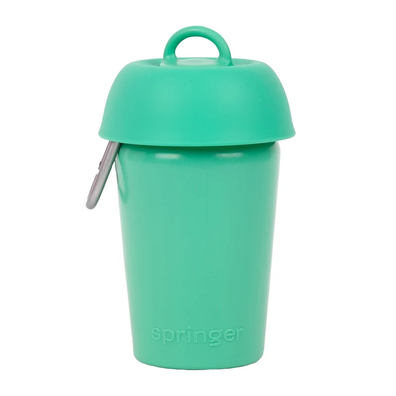 Reiseflasche Flip für Hunde 590ml Grün