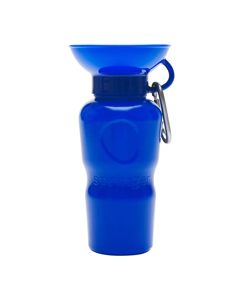 Reiseflasche Klassik für Hunde 650ml Royalblau