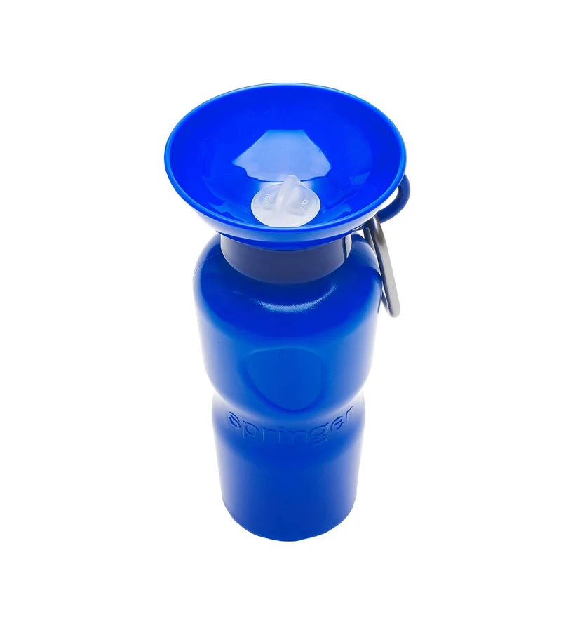 Reiseflasche Klassik für Hunde 650ml Royalblau