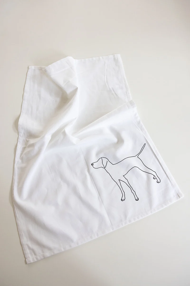 Geschirrhandtuch Vizsla, Limitiere Edition