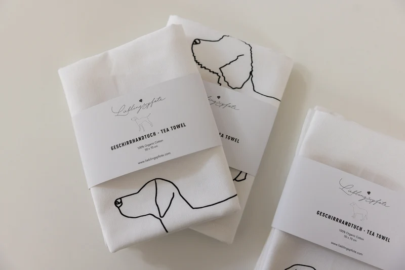 Geschirrhandtuch Labrador, Limitiere Edition