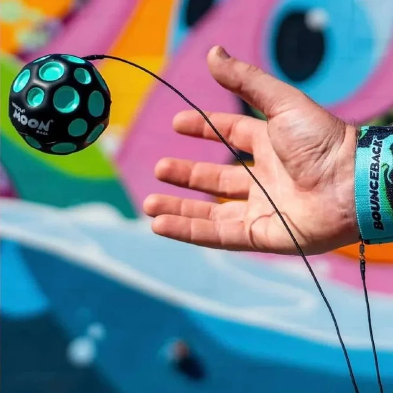 Ball an einer elastischen Schnur (120 cm) – Bounceback, 1 Stück