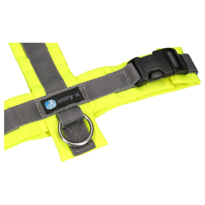 Hundegeschirr PROTECT Leuchtgelb/Grau