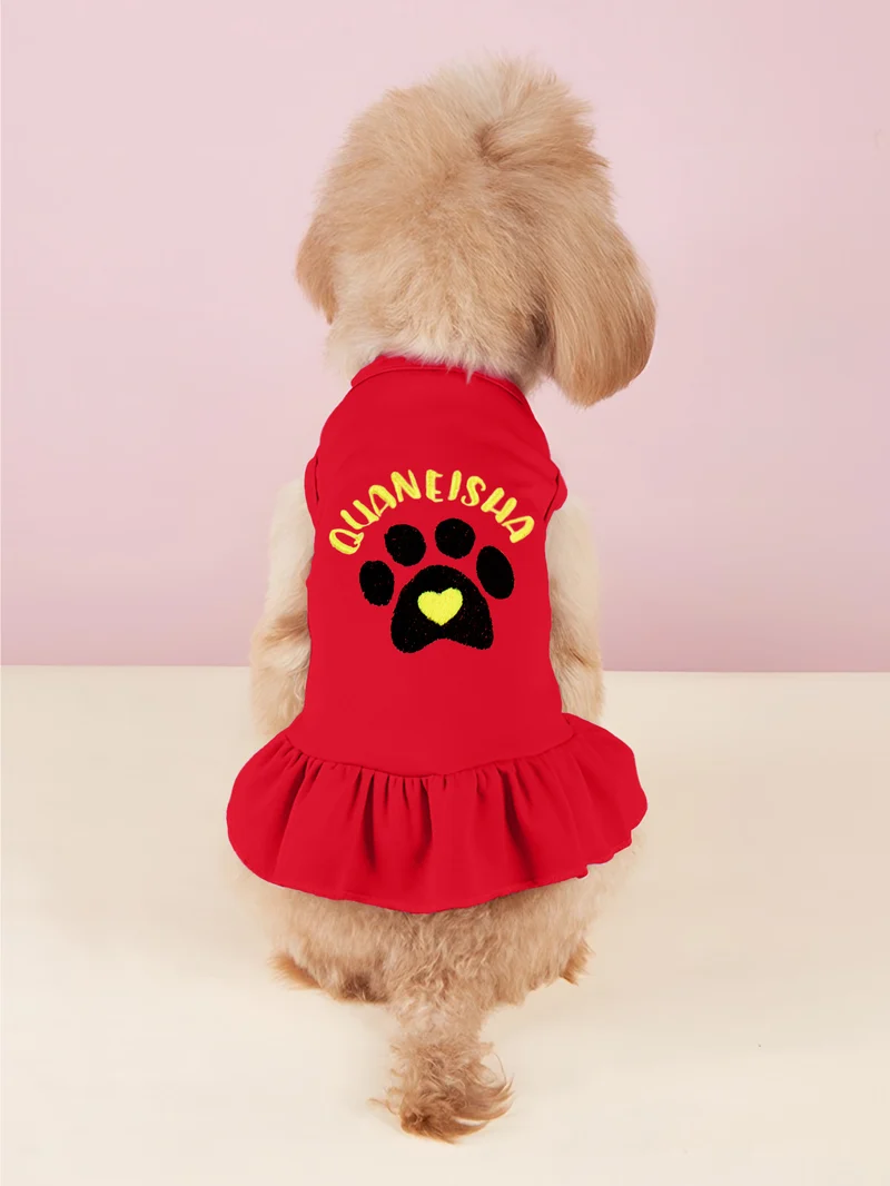 Personalisierte Hunde Kleider
