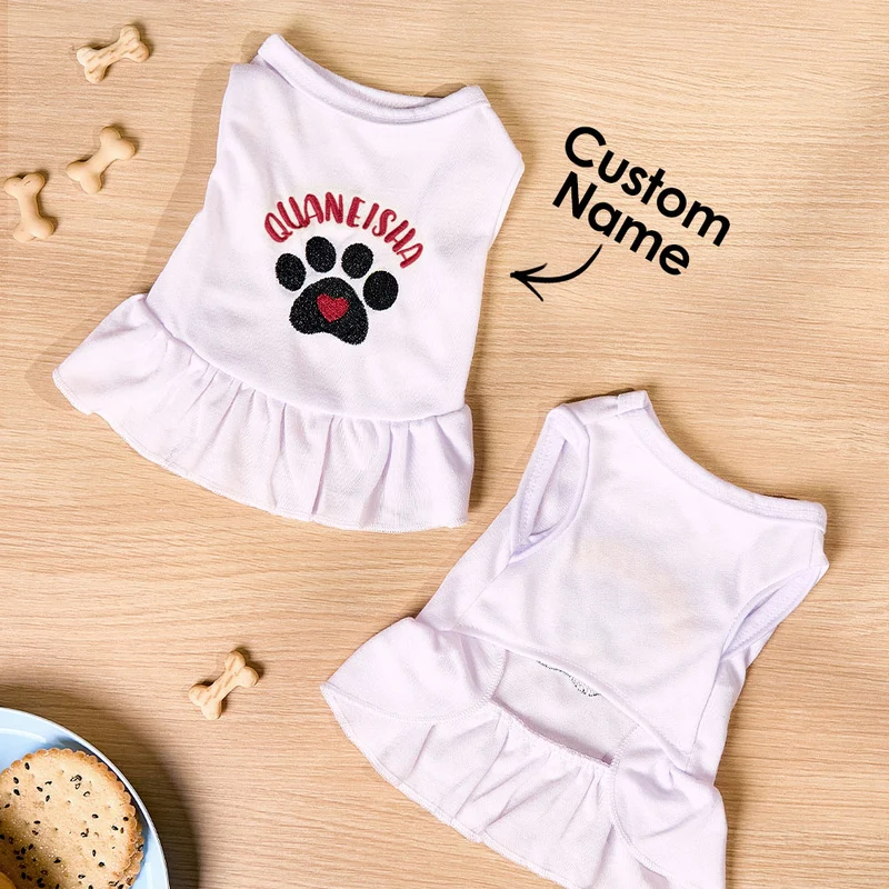 Personalisierte Hunde Kleider