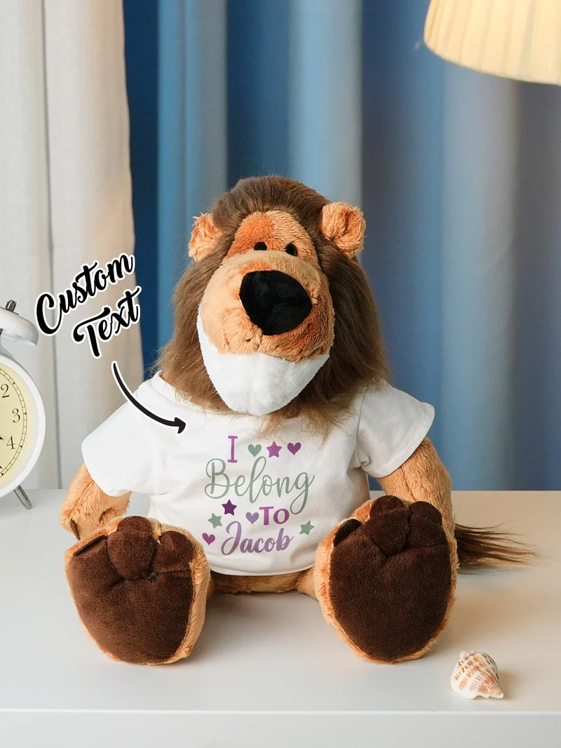 Personalisierte Tier Plüsch Kuscheltier Geburt Ankündigung Geschenk für Baby Shower